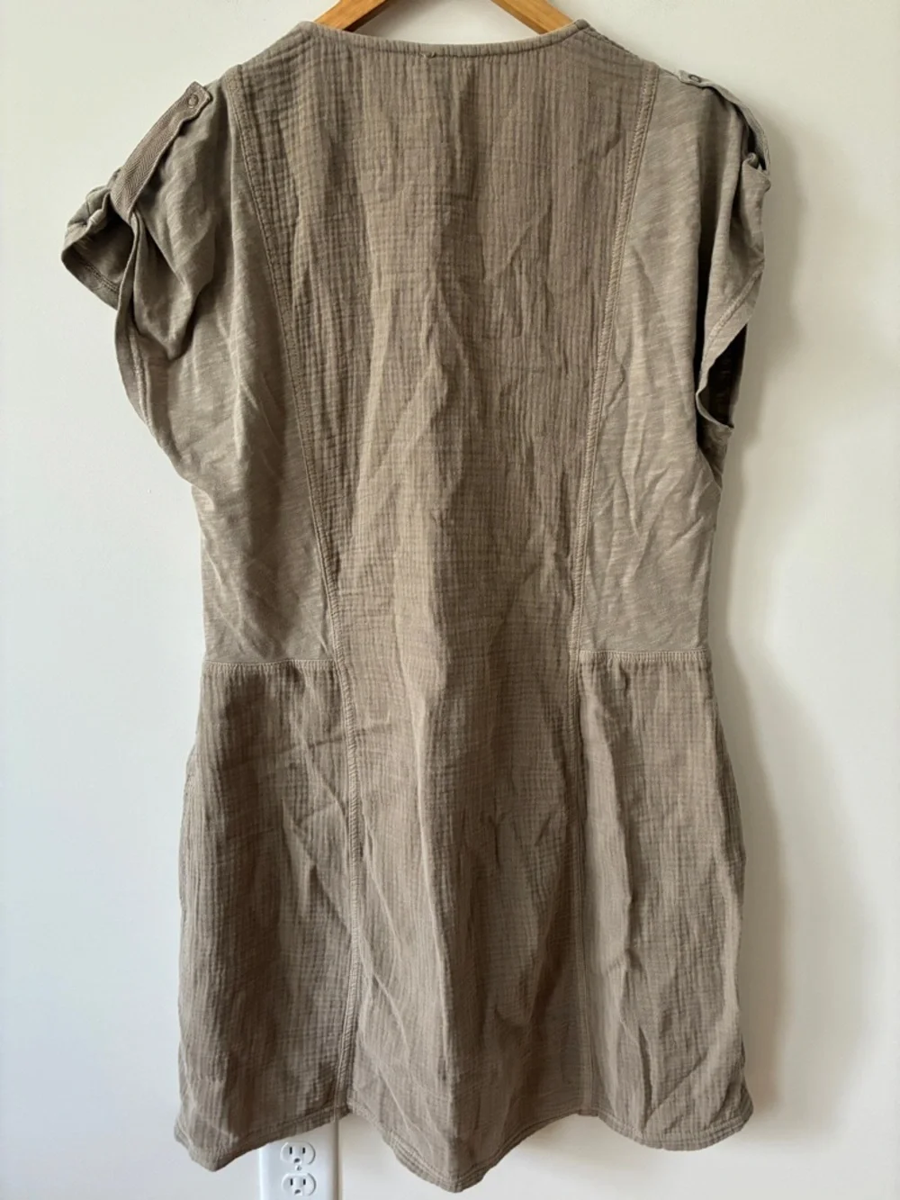 XCVI Crevin Lounge Tanglewood Pigment Gauze Dress Size L